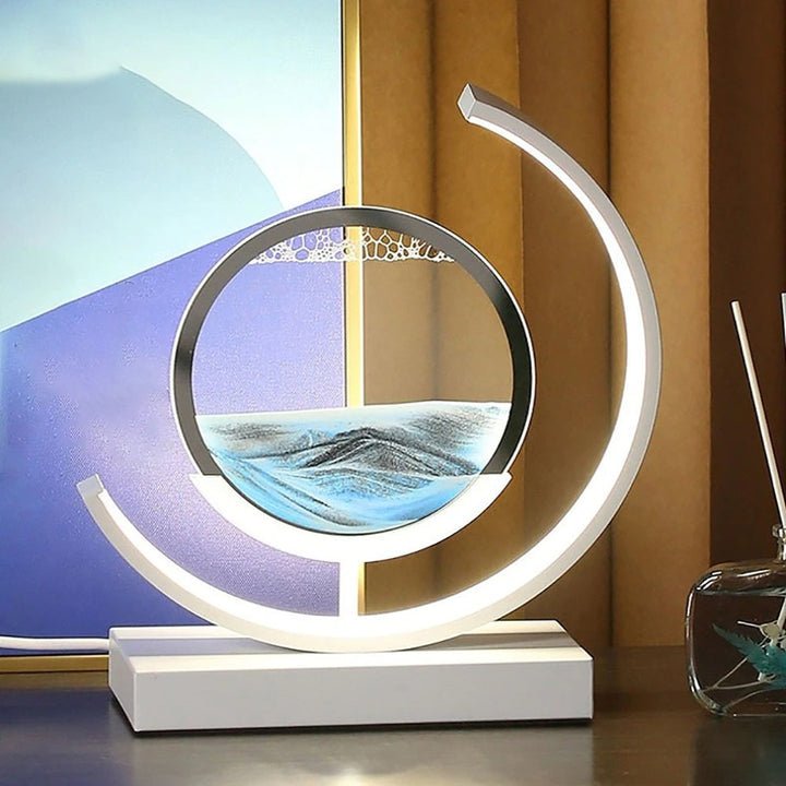 Sandlicht LED-Tischlampe
