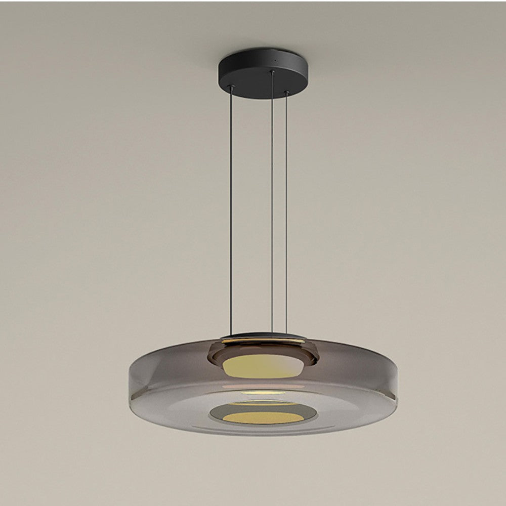 Bauhaus Glas-Pendelleuchte