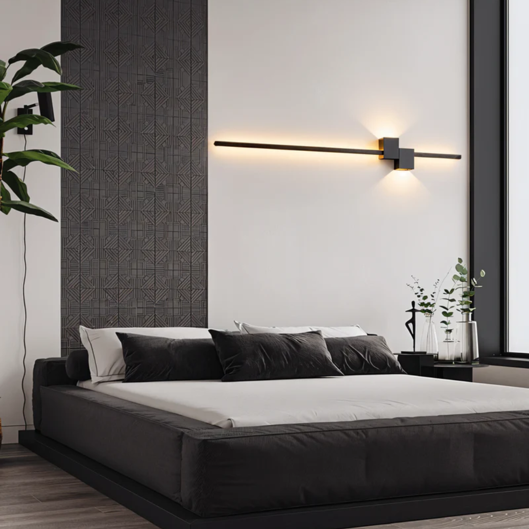 Minimalistische LED-Wandlampe