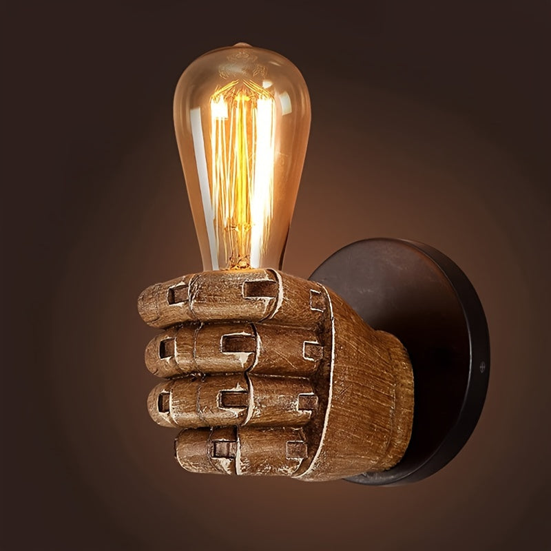Hand-Wandlampe aus Harz