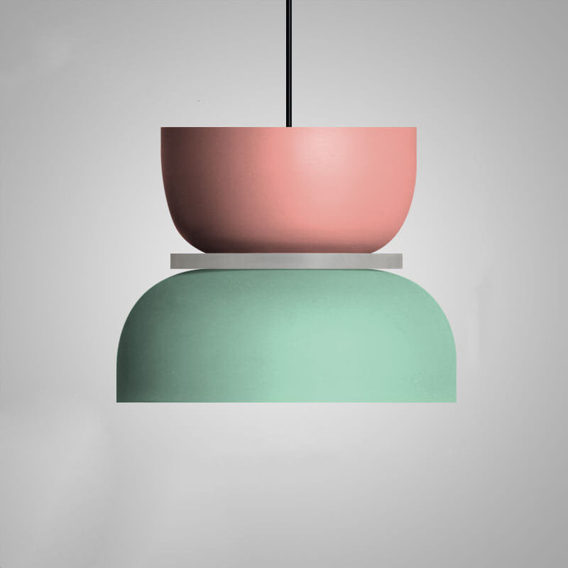 Bunte Macaron Pendelleuchte