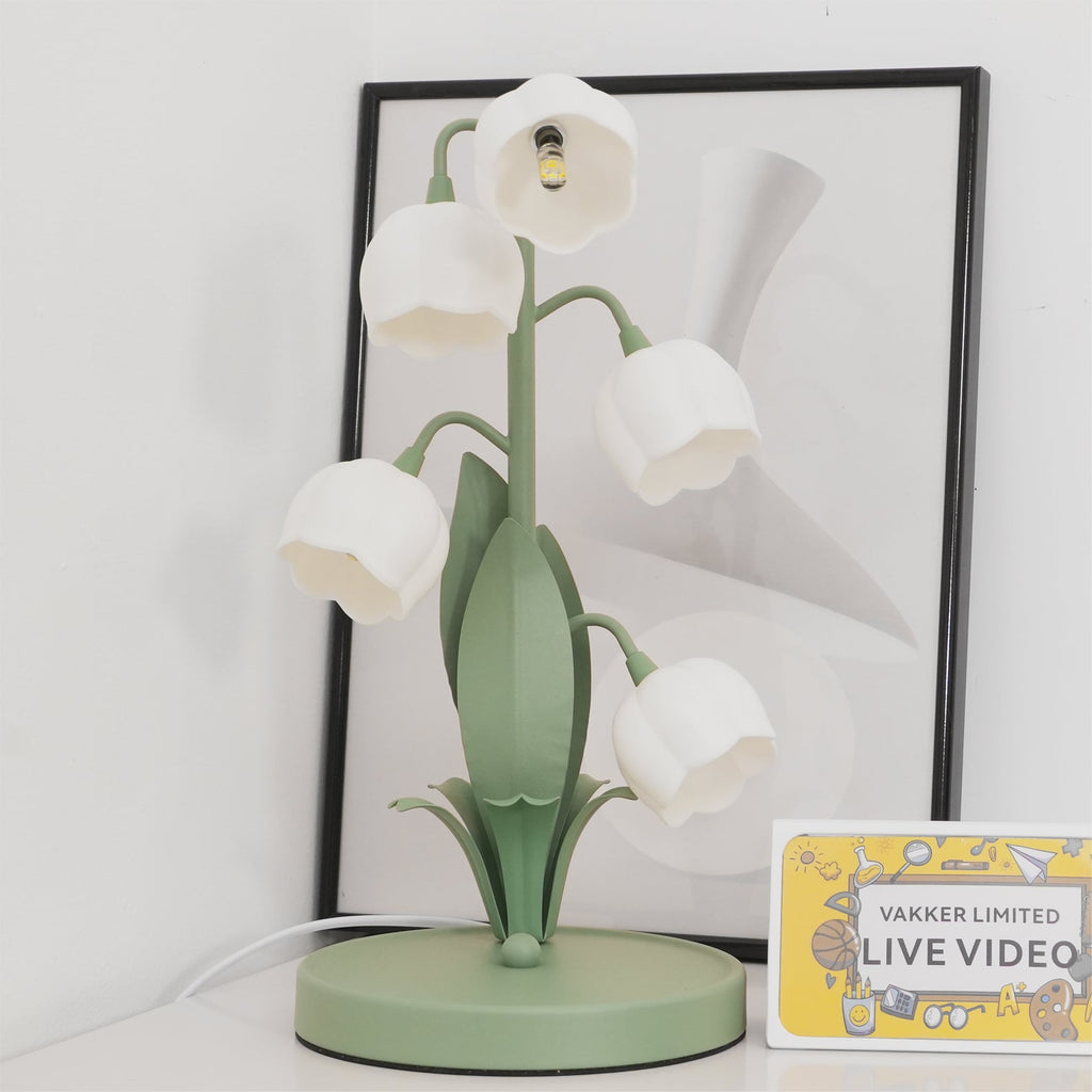 Glockenorchidee Tischlampe