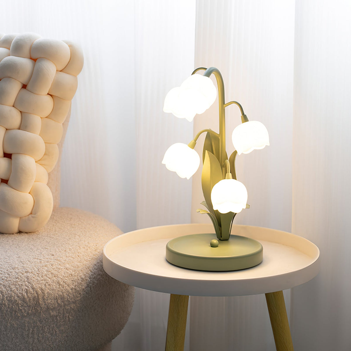 Glockenorchidee Tischlampe