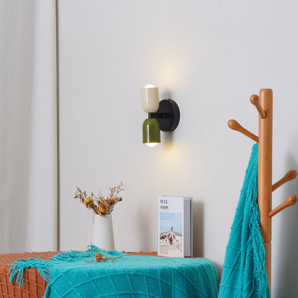 Bunte Macaron-Wandlampe