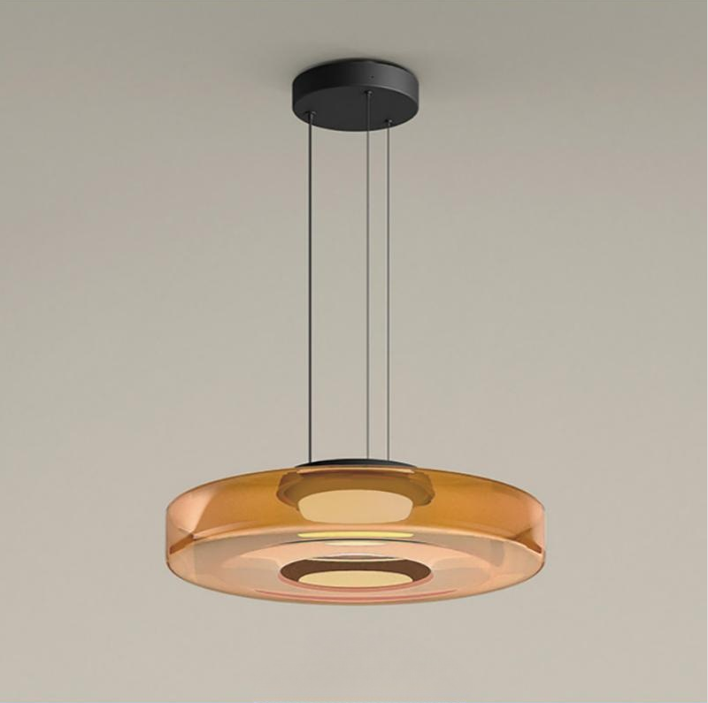 Bauhaus Glas-Pendelleuchte
