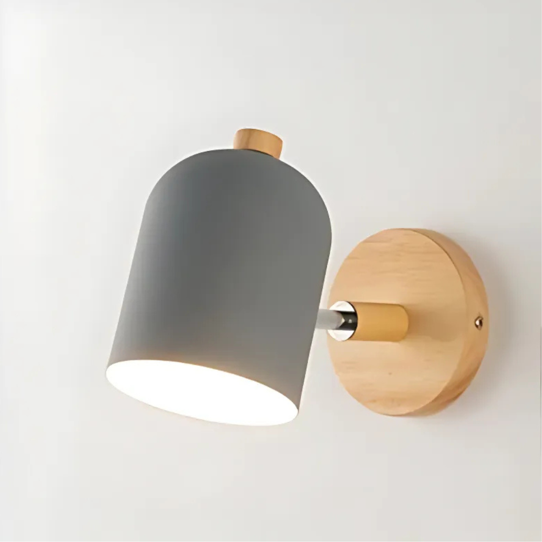 Drelis Holz-Wandleuchte
