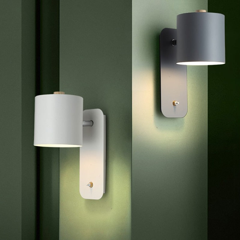LED-Wandlampe mit Schalter