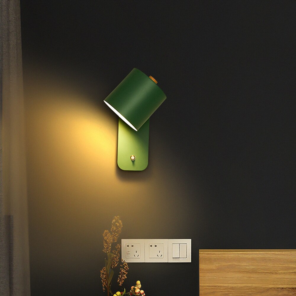 LED-Wandlampe mit Schalter