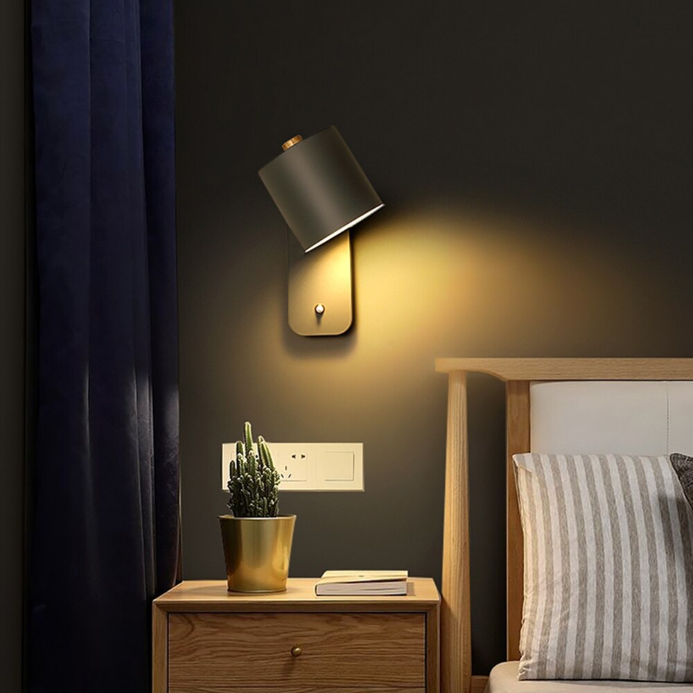 LED-Wandlampe mit Schalter