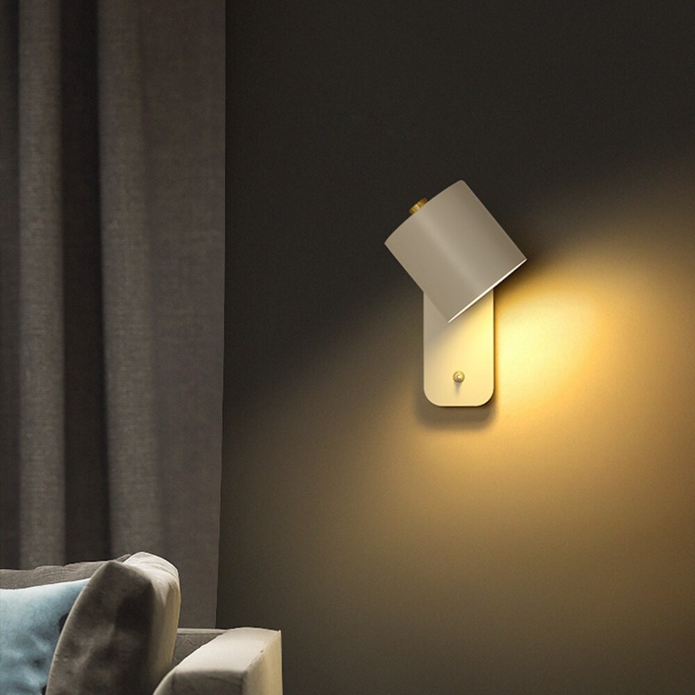 LED-Wandlampe mit Schalter