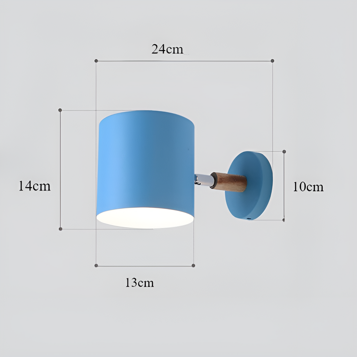 NordicGlow Wandleuchte Pastell