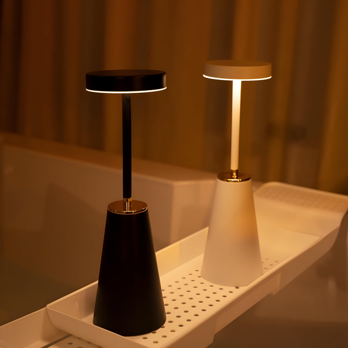 Elegante Akku-Tischlampe