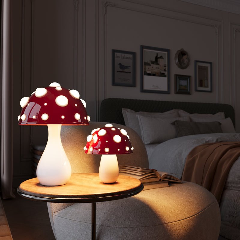 LED-Pilz-Tischlampe