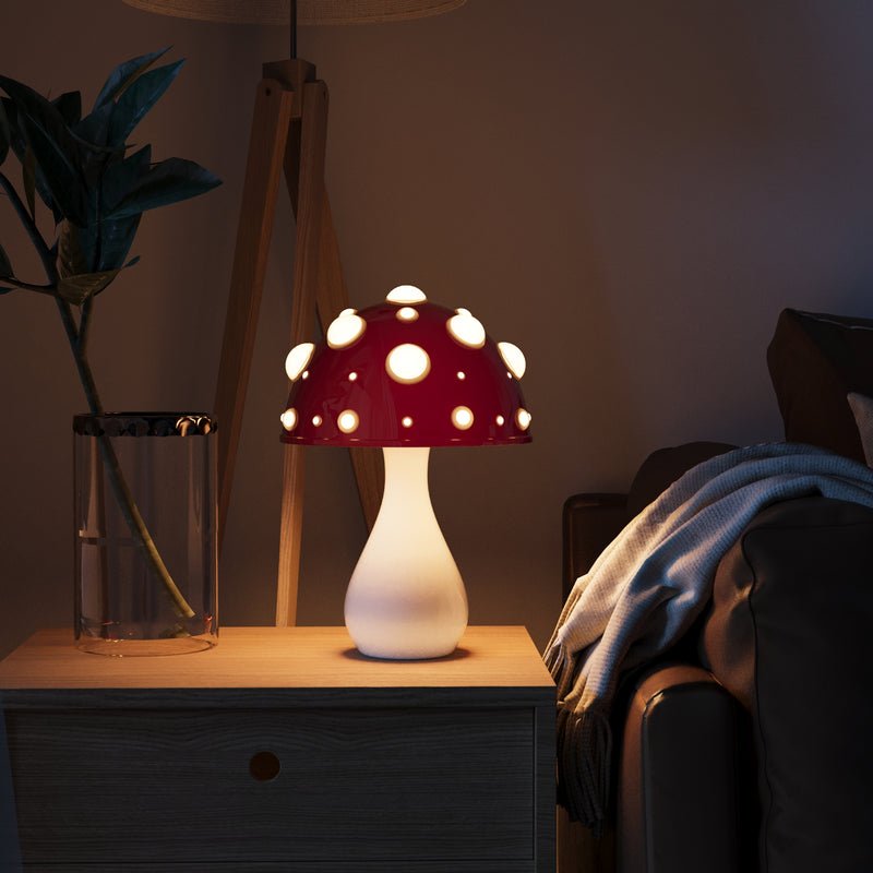 LED-Pilz-Tischlampe