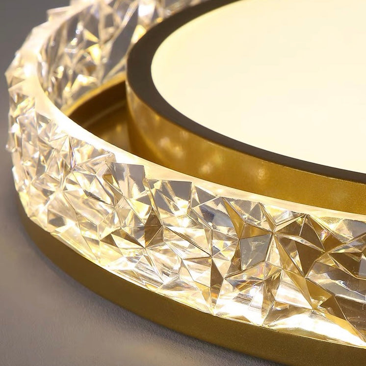 Crystal Halo LED-Deckenleuchte