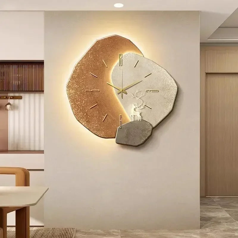 LumoClock Große Wanduhr