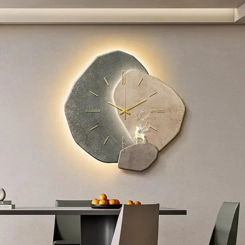 LumoClock Große Wanduhr