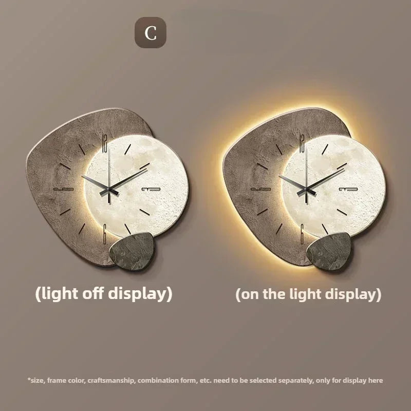 LumoClock Große Wanduhr