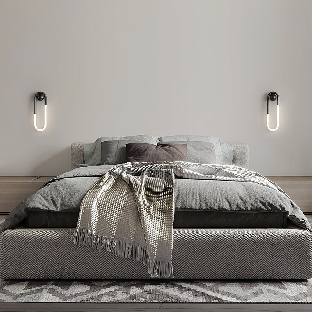 Messing-Schwarz Wandleuchte