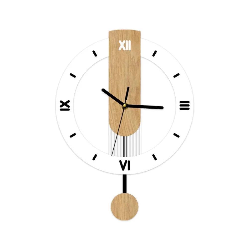Minimalistische Pendeluhr