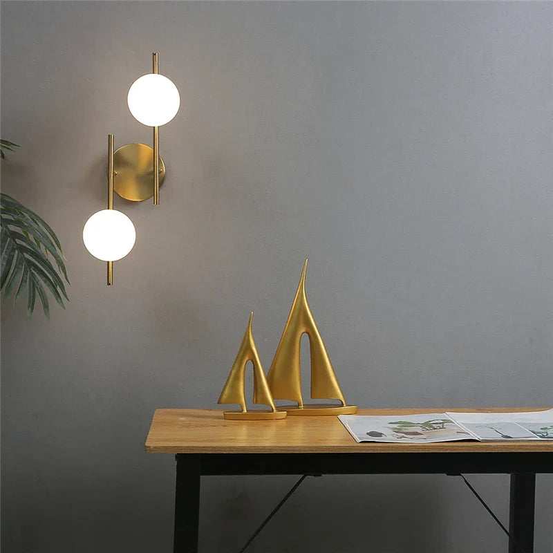 Astra Wandleuchte Gold