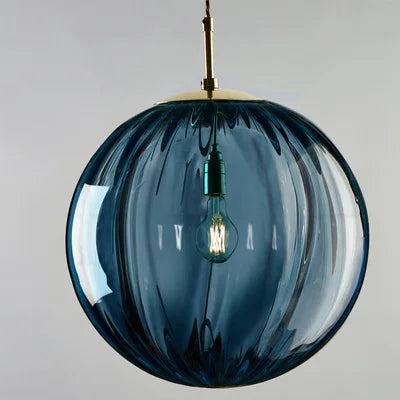 Glas-Kugel-Pendelleuchte