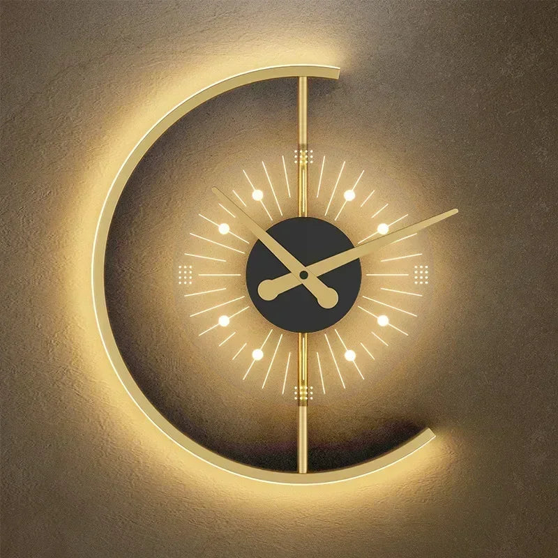 Lunaris Wanduhrlampe