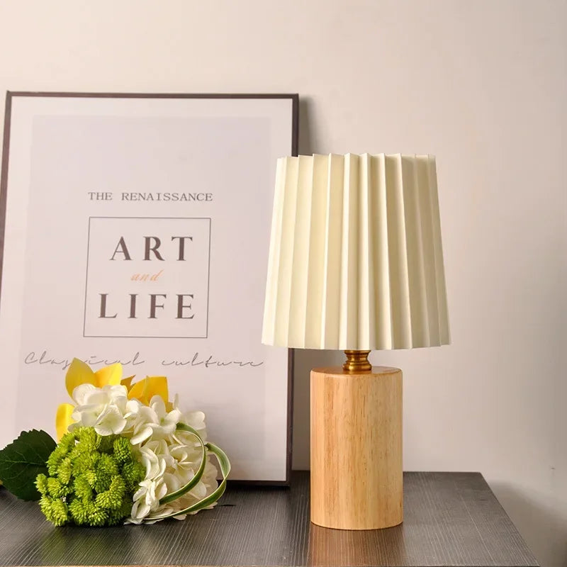Falten-Tischlampe im Mid-Century-Stil