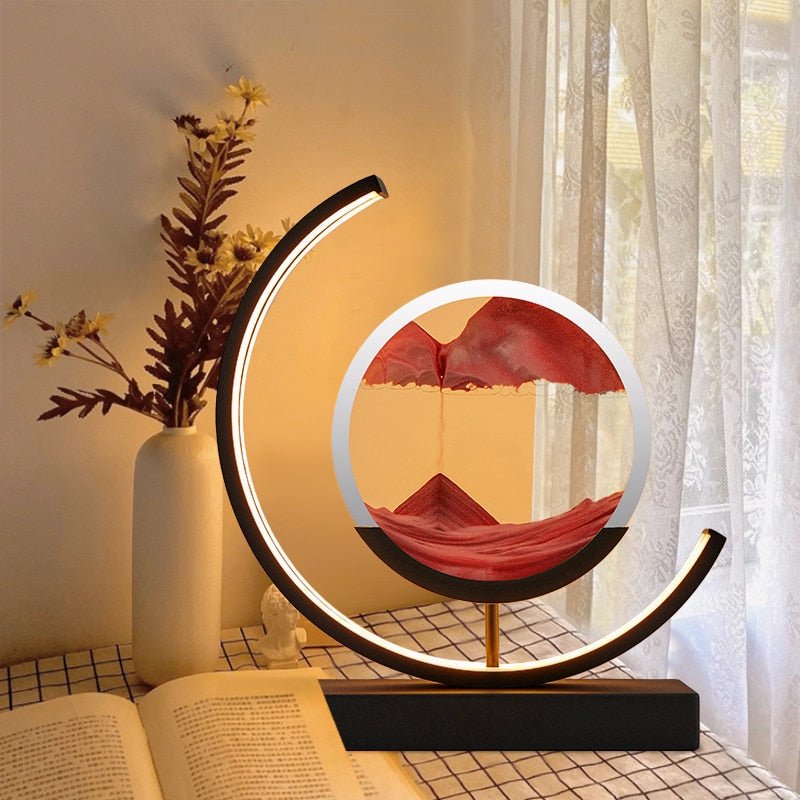 Sandlicht LED-Tischlampe