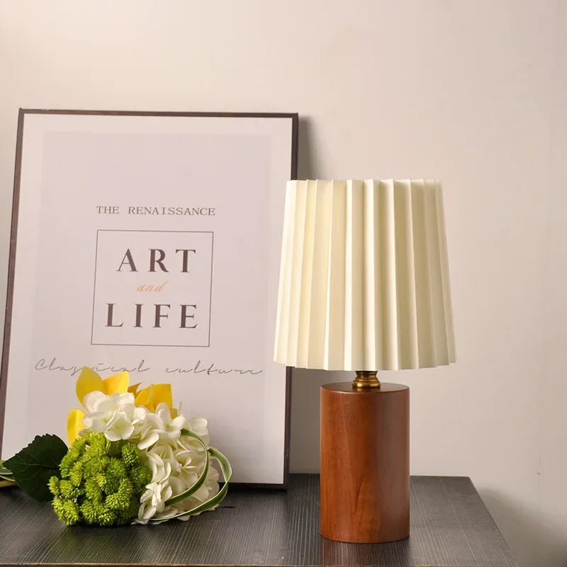 Falten-Tischlampe im Mid-Century-Stil