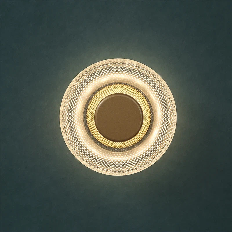 Farbige Glas-Wandlampe