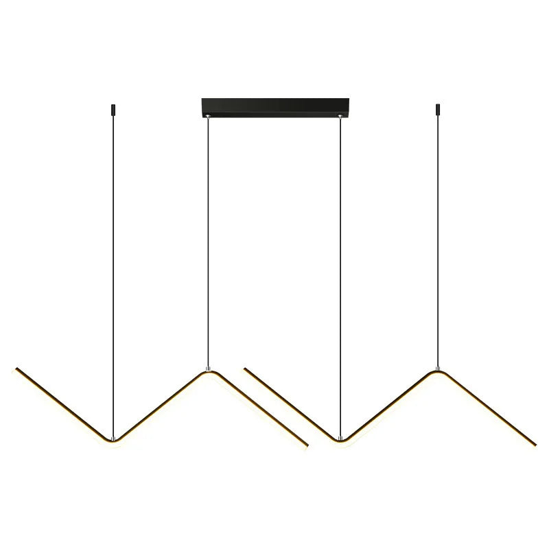 Aluminium-Hängeleuchte für Esszimmer | Modernes minimalistisches nordisches Lichtdesign