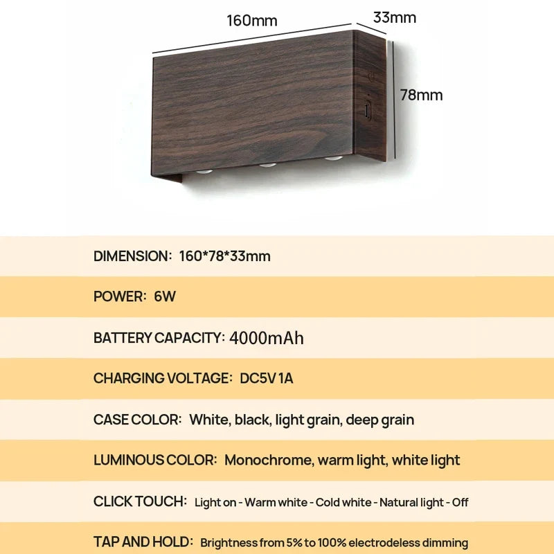 LumiBlock Akku-Wandleuchte