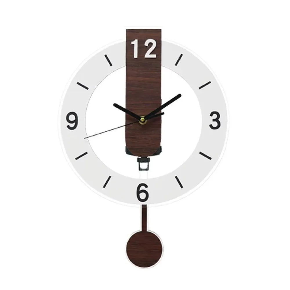 Minimalistische Pendeluhr