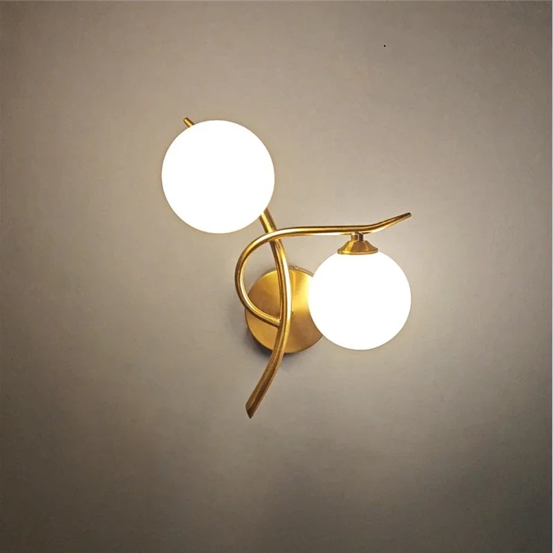 Lunara Dual-Globus Wandleuchte