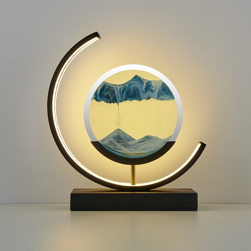 Sandlicht LED-Tischlampe