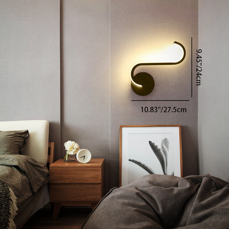 Curves Line LED-Wandleuchte