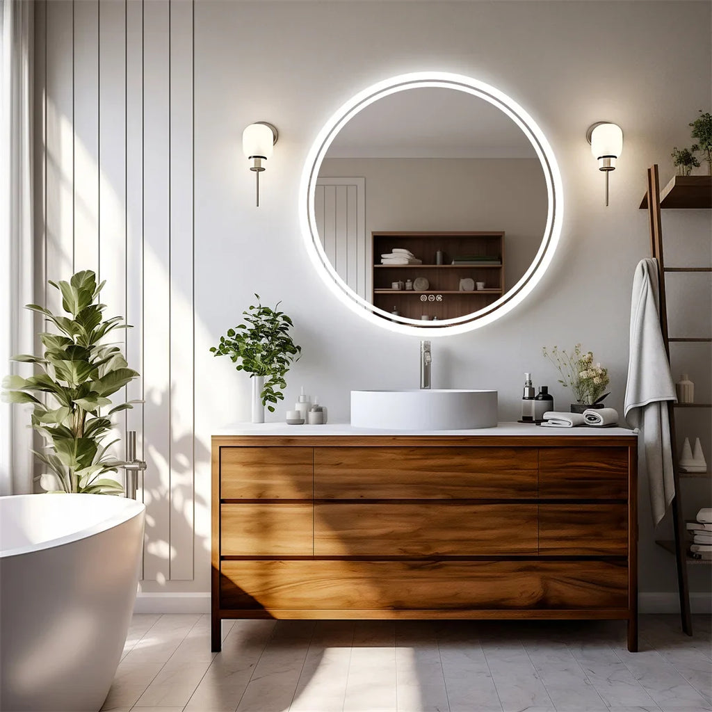 LuvoRound LED-Badspiegel