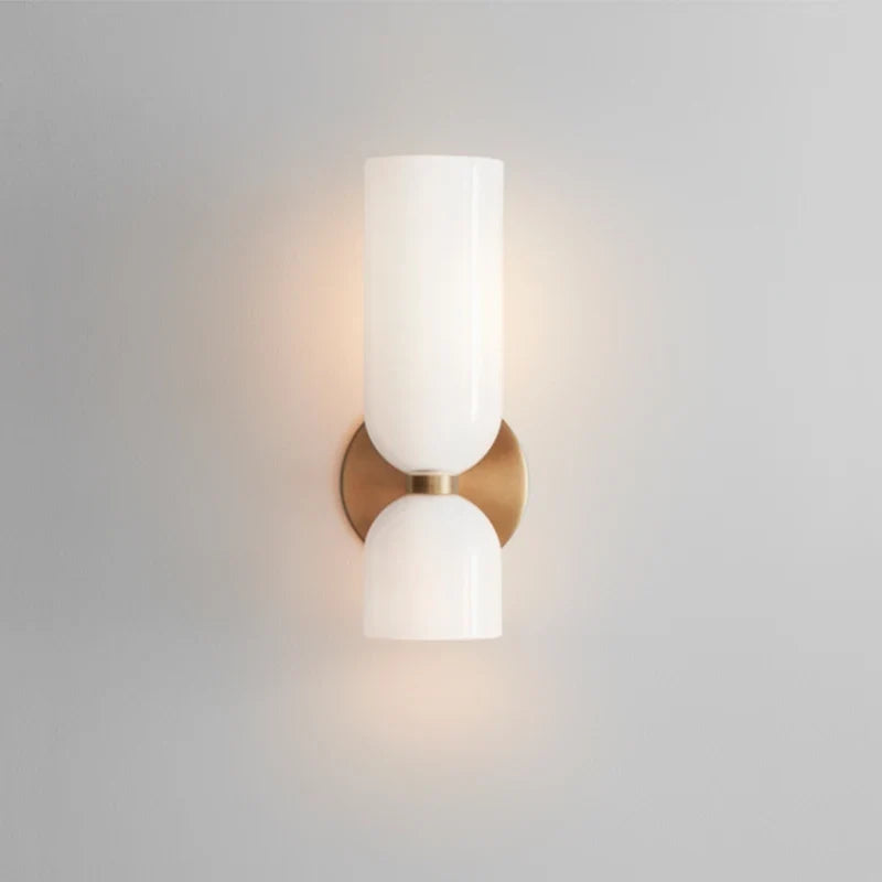 Rauchglas-Wandlampe