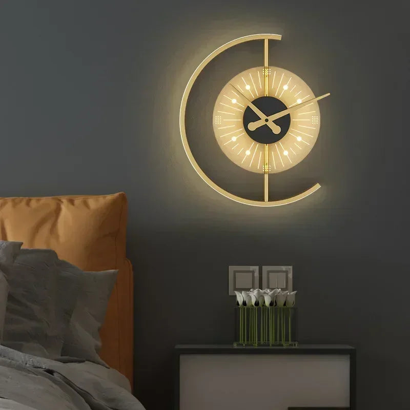 Lunaris Wanduhrlampe
