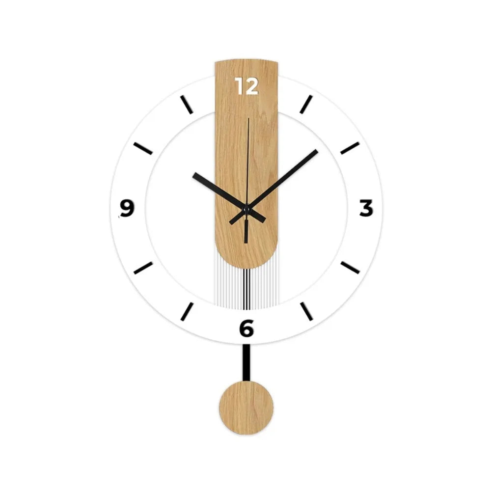 Minimalistische Pendeluhr