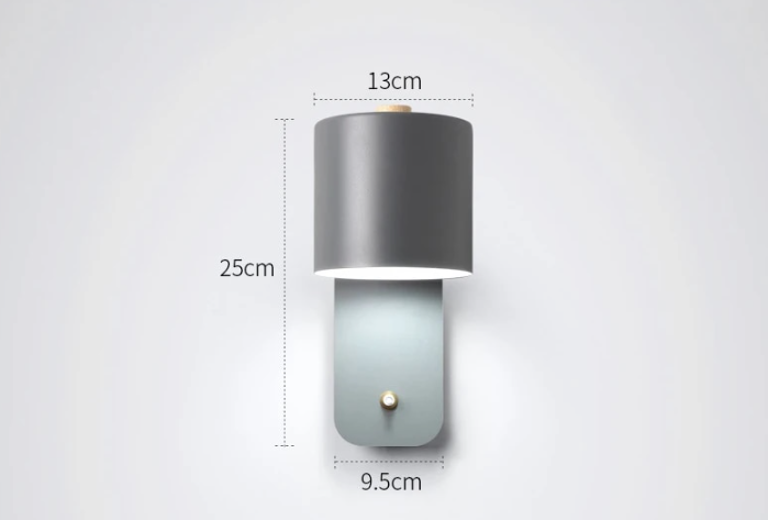 LED-Wandlampe mit Schalter