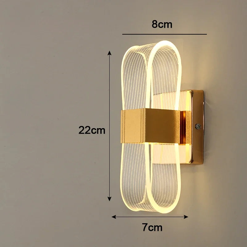 Luxus-LED-Wandlampe