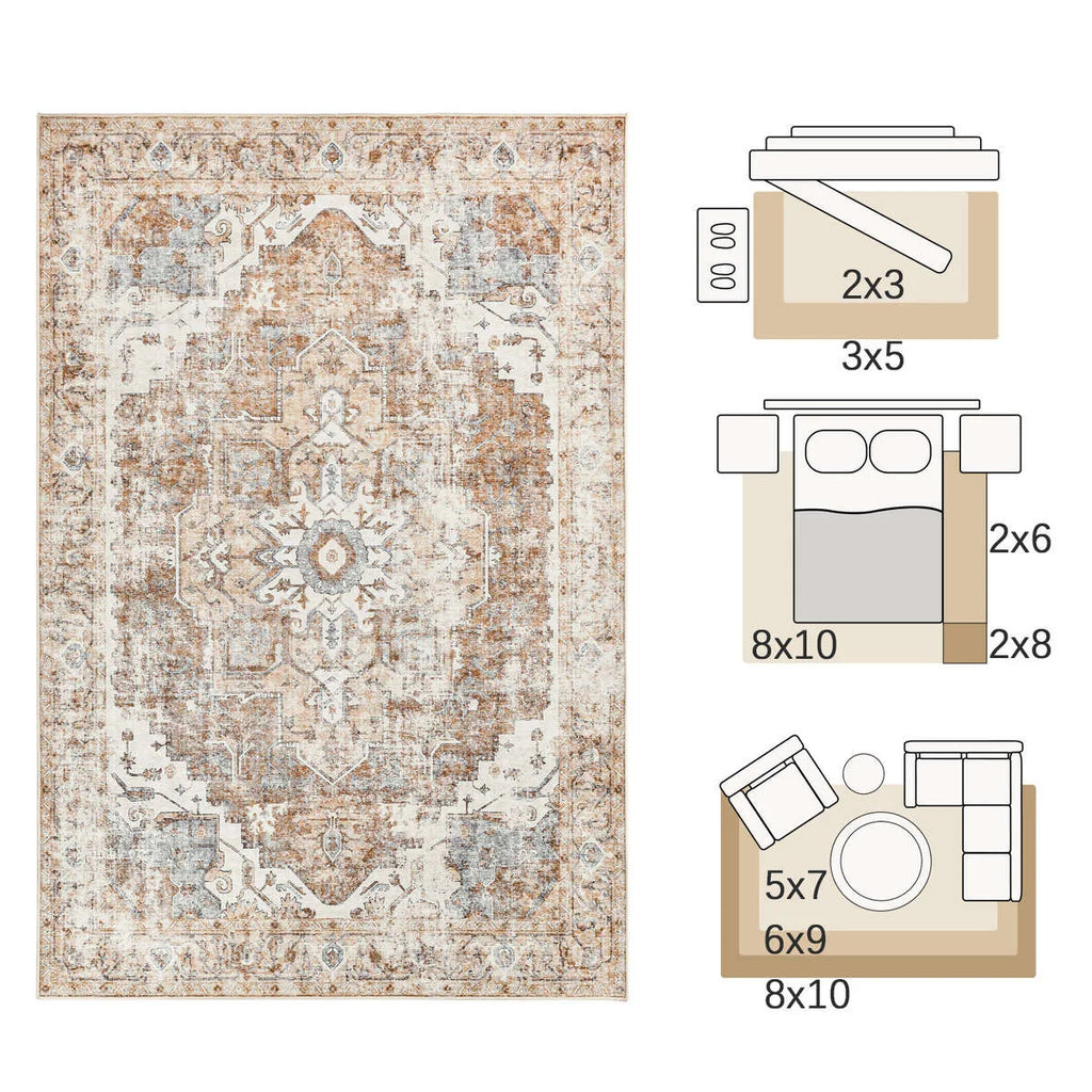 Medaillon-Teppich im Orientstil
