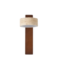 Travertin-Wandlampe
