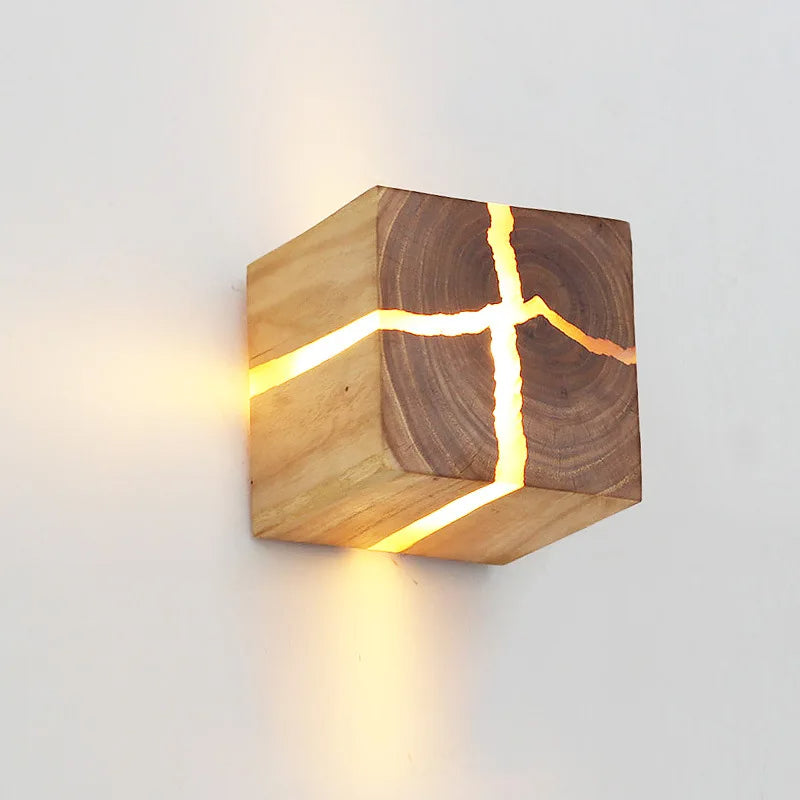 WoodAura Wandleuchte
