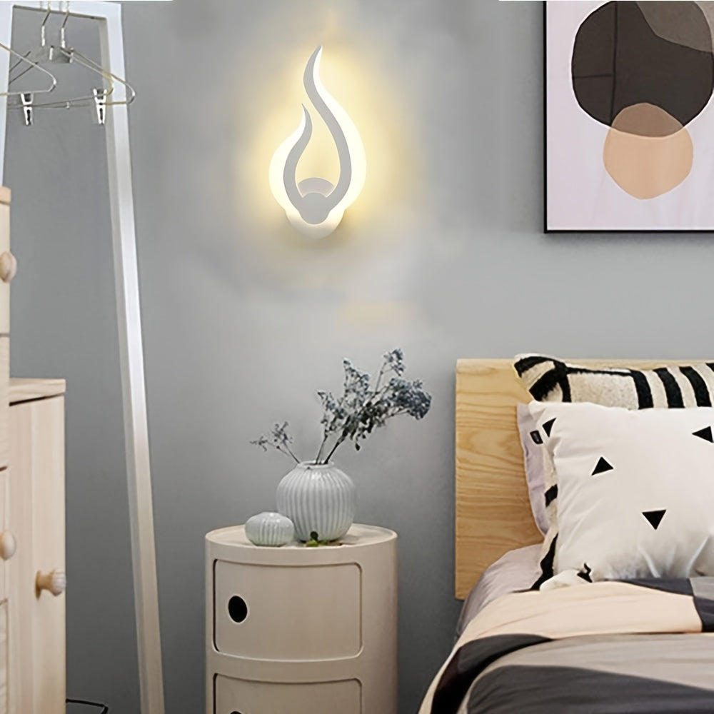 Modern Flame LED-Wandleuchte
