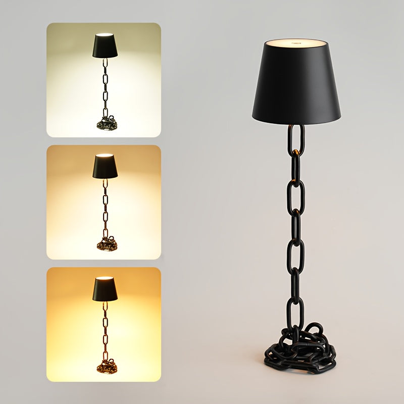 Kettenglied-Tischlampe