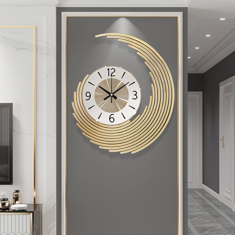 3D Metall-Wanduhr