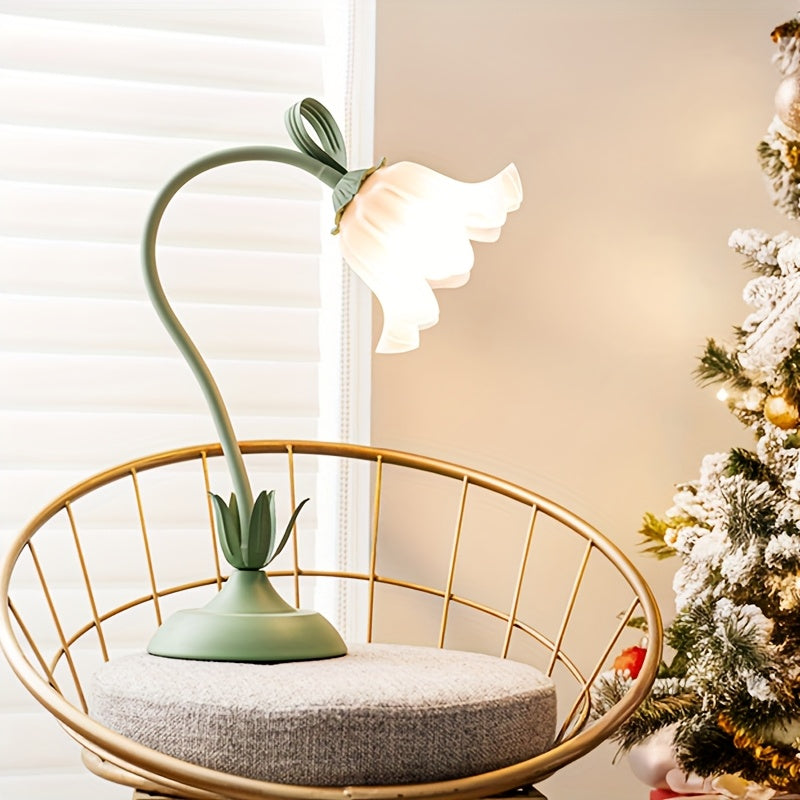 Blumen-Tischlampe mit USB